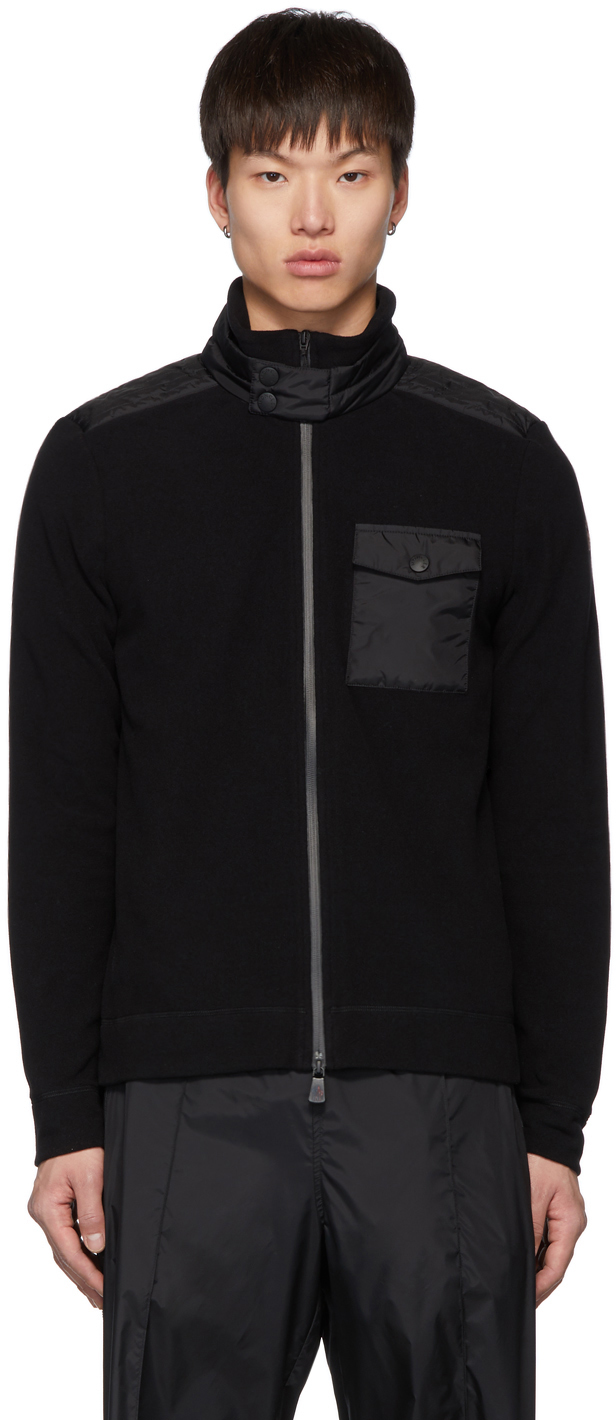 Moncler Grenoble: Black Fleece Jacket 