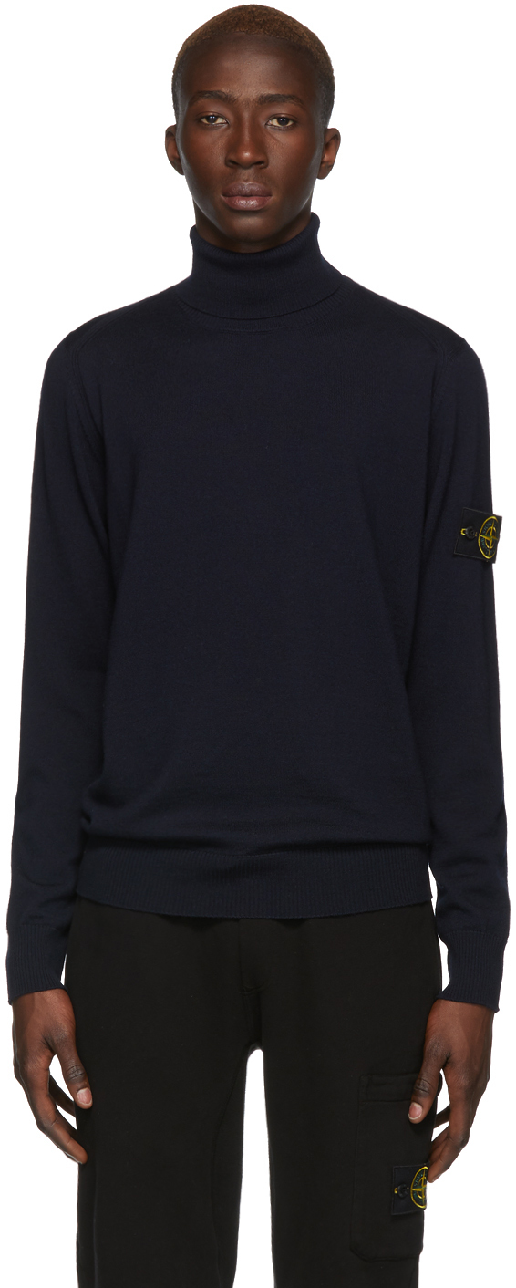 stone island wool turtleneck