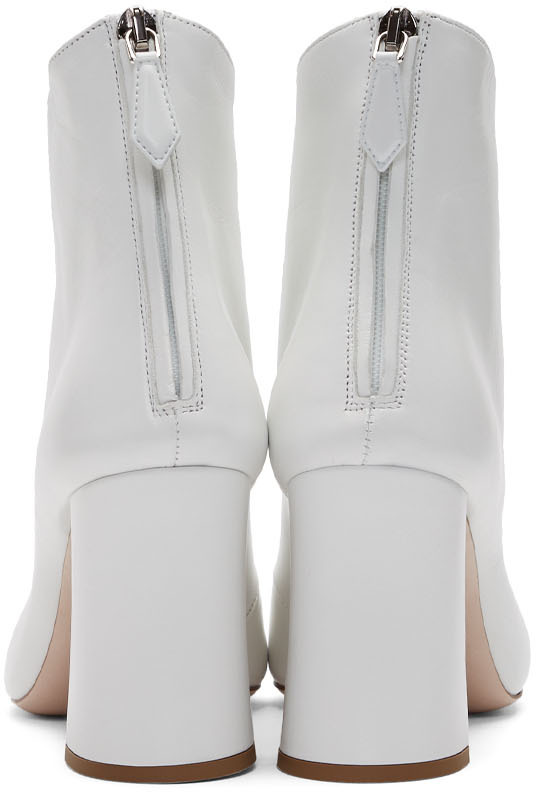 miu miu white boots