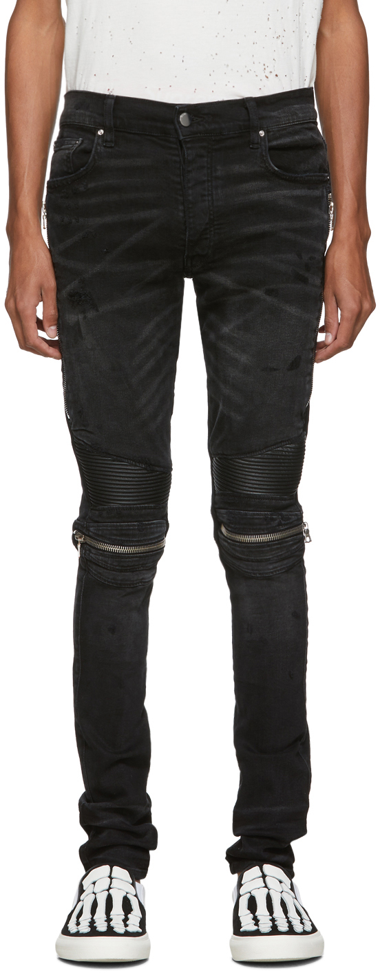 AMIRI: Black Rough MX2 Jeans | SSENSE