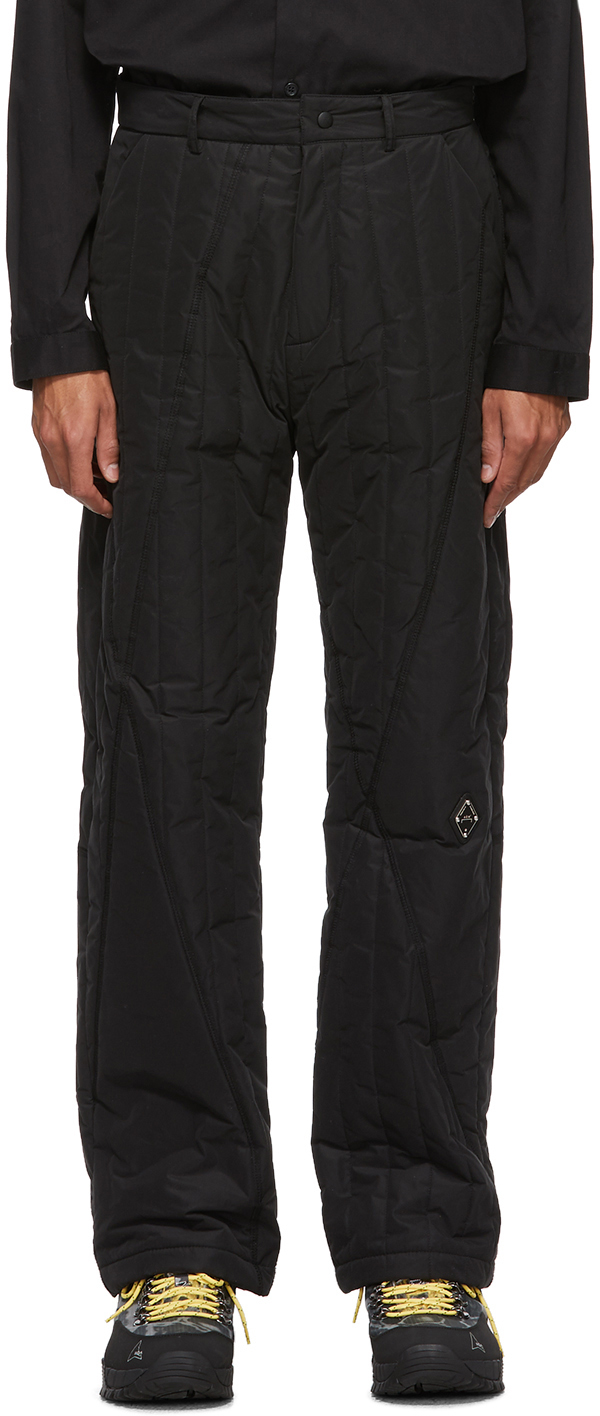 A-COLD-WALL*: Black Quilted Puffer Trousers | SSENSE UK