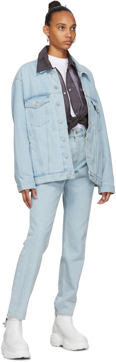 martine rose oversized denim jacket
