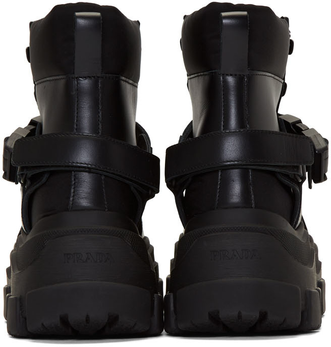 prada buckle boots