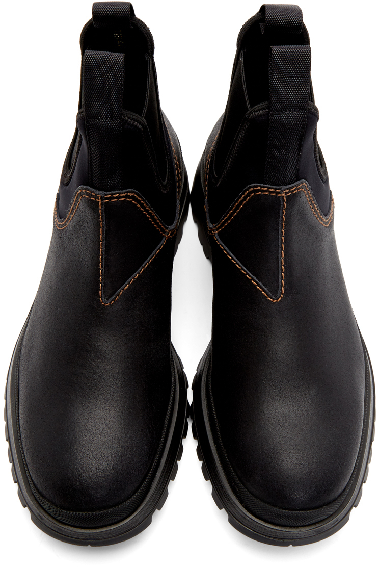 prada leather chelsea boots