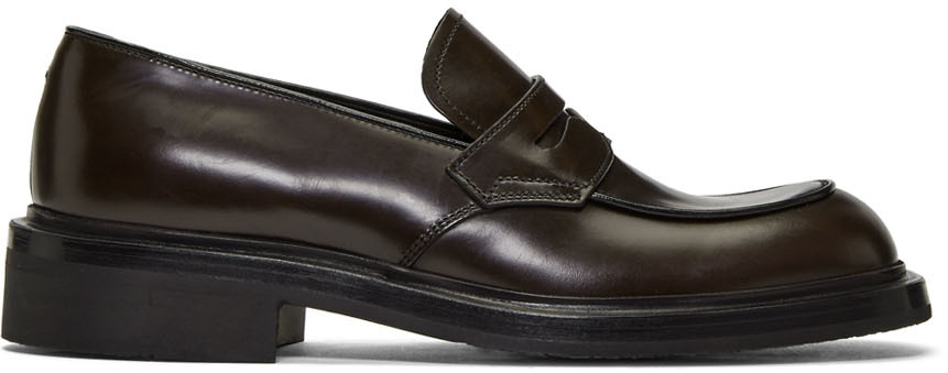 prada penny loafers mens