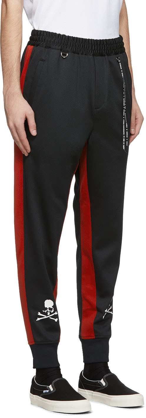 pants with red line on the side