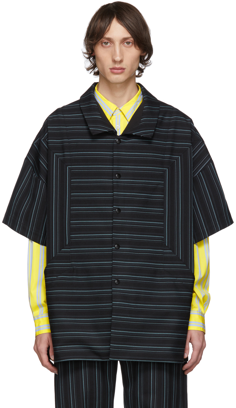 Blue Stripe Lentz Overshirt