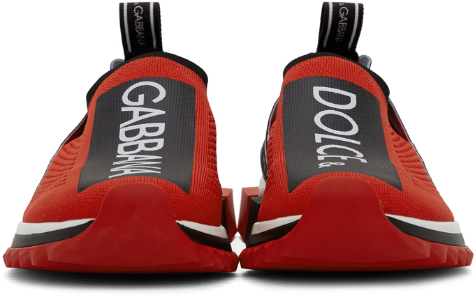 dolce and gabbana sorrento sneakers red