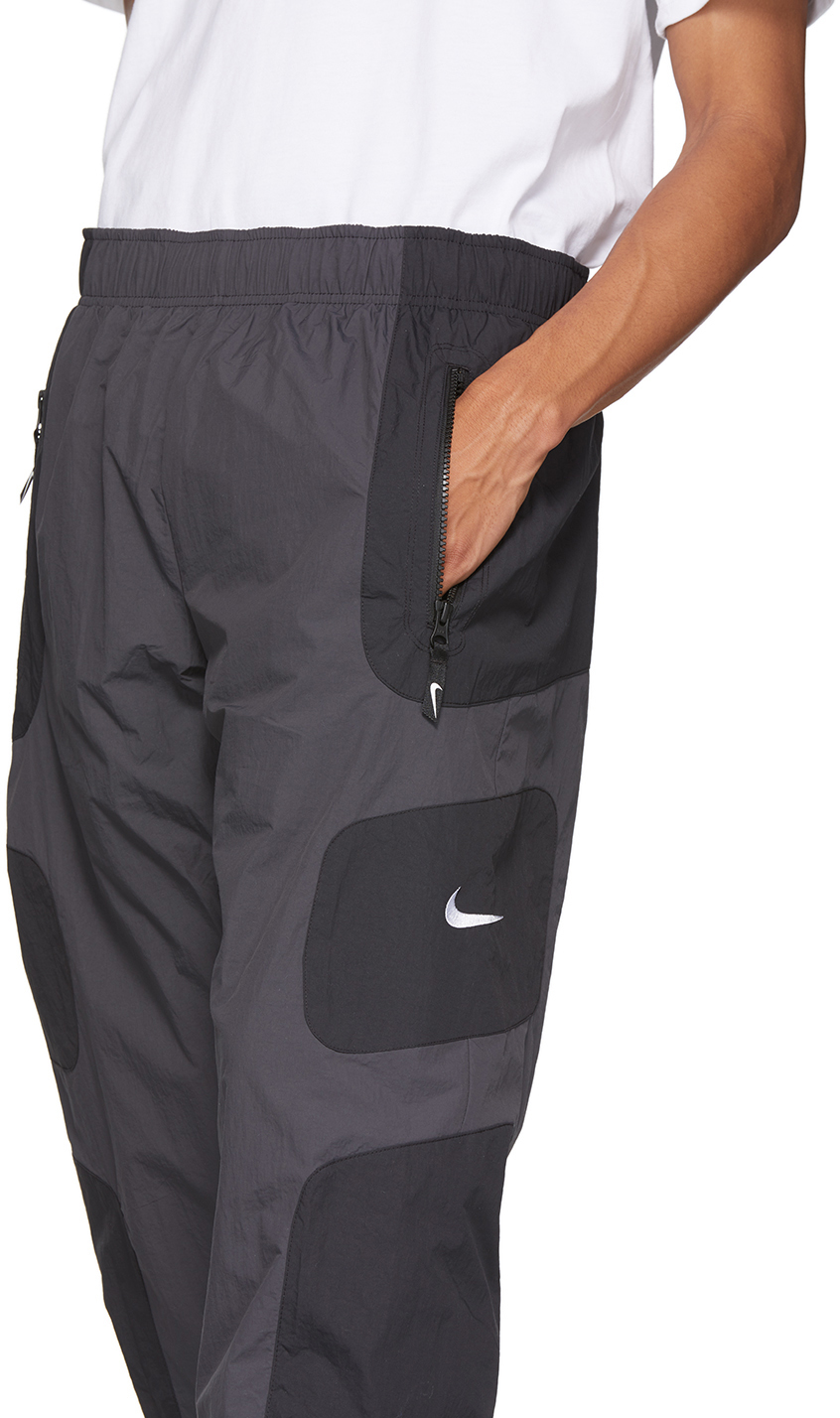 nike reissue pants black