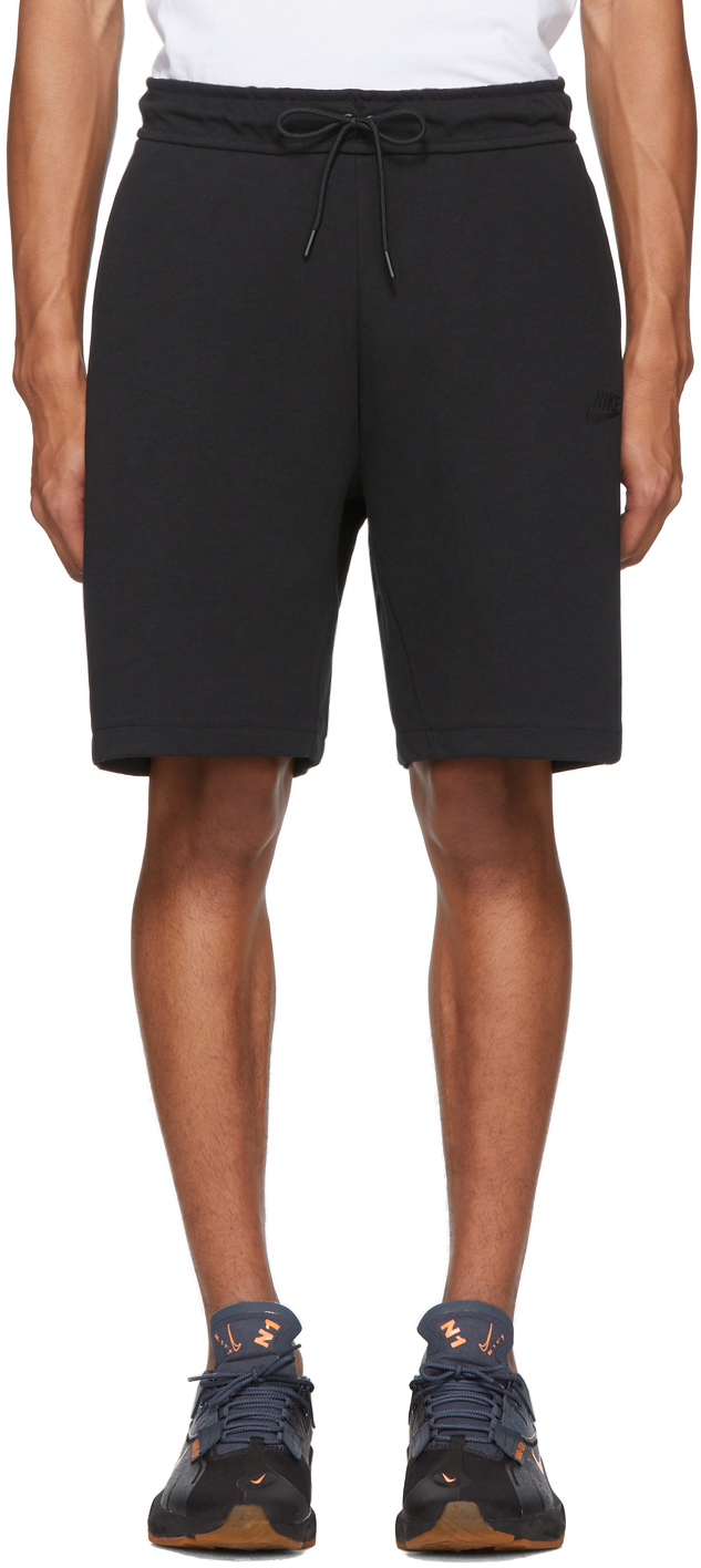 nike tech fleece black shorts