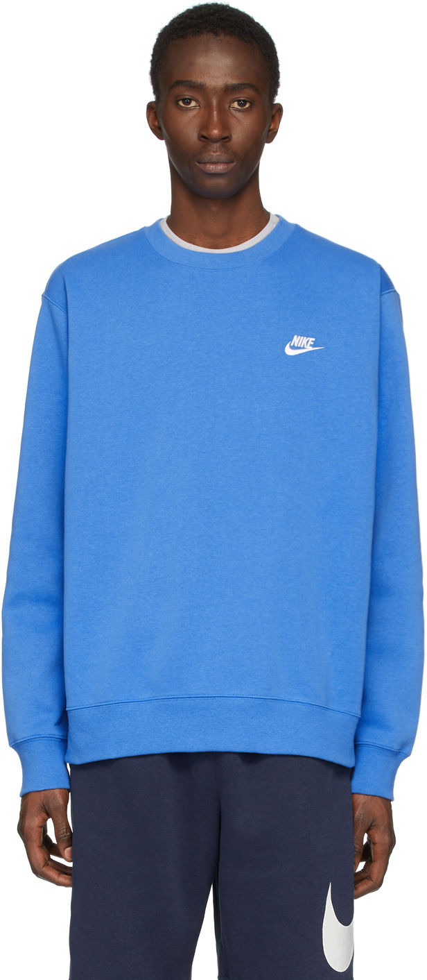 blue sweatshirt nike