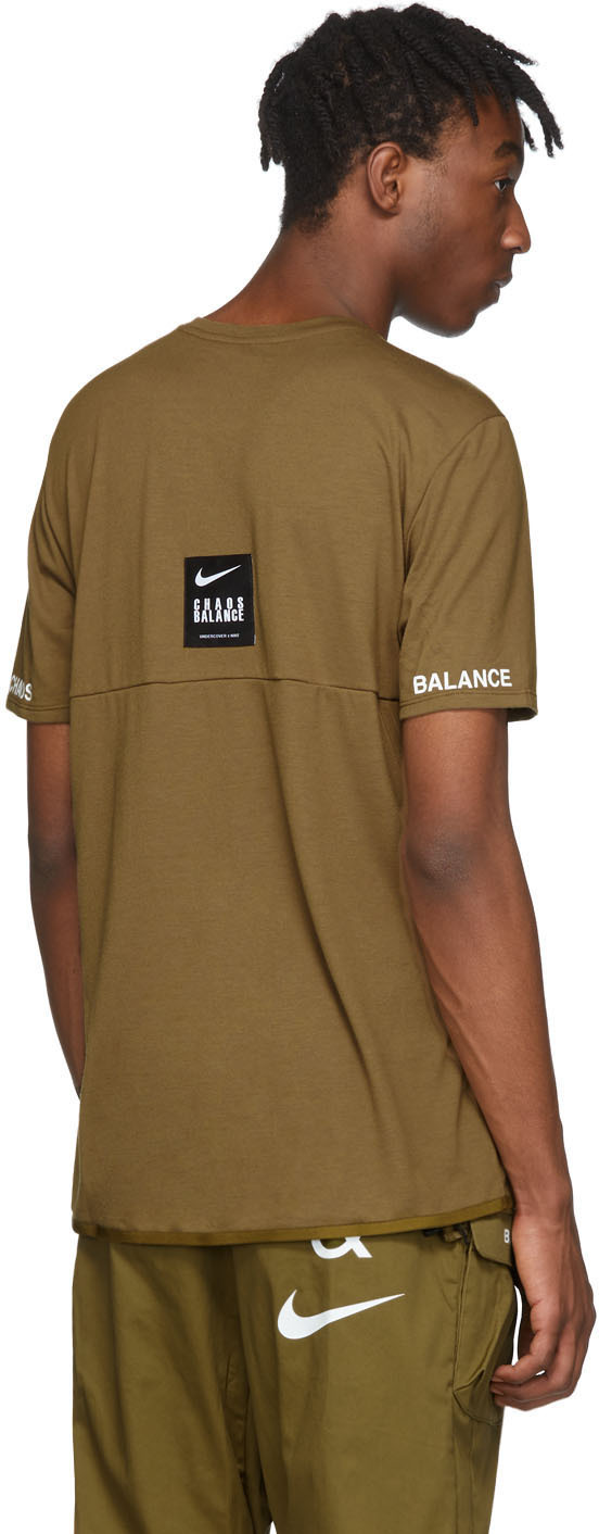 brown nike t shirt