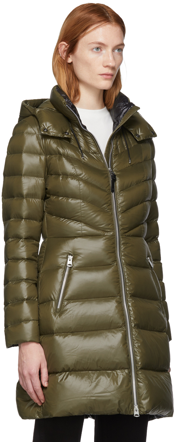 mackage lara hooded quilted down coat