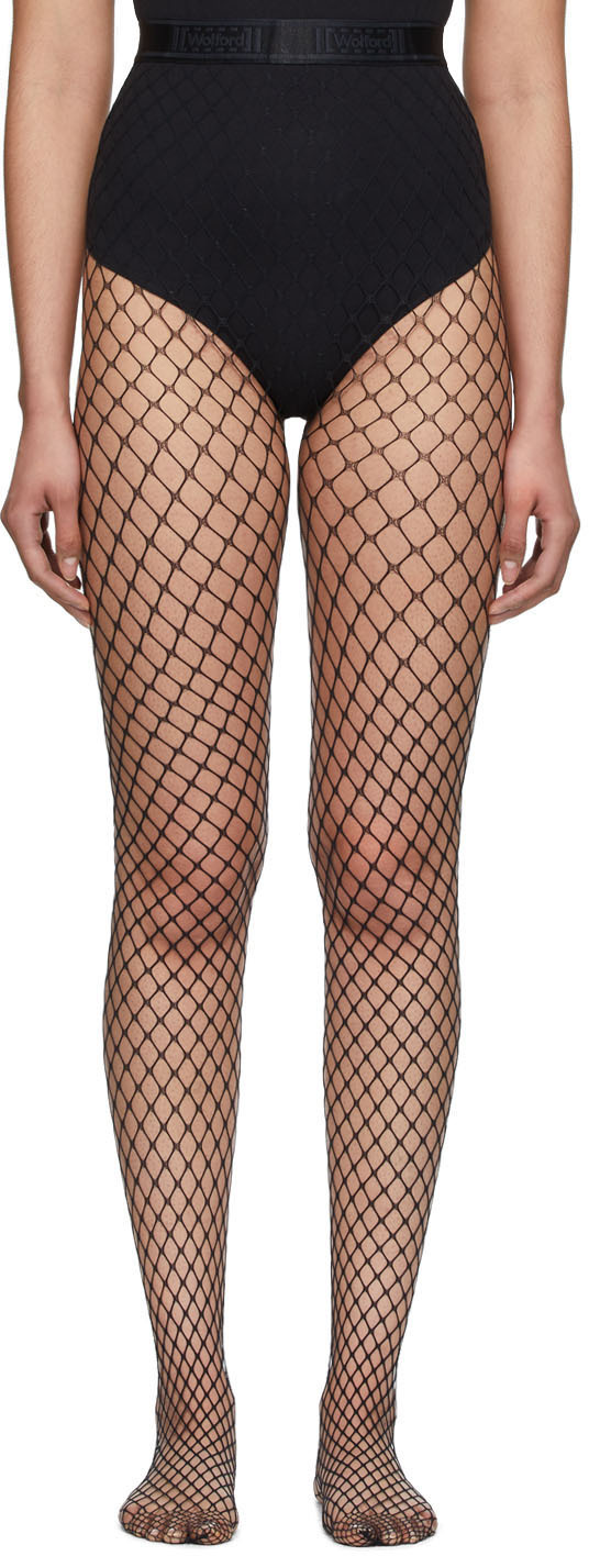 Wolford Black Forties Tights SSENSE Canada