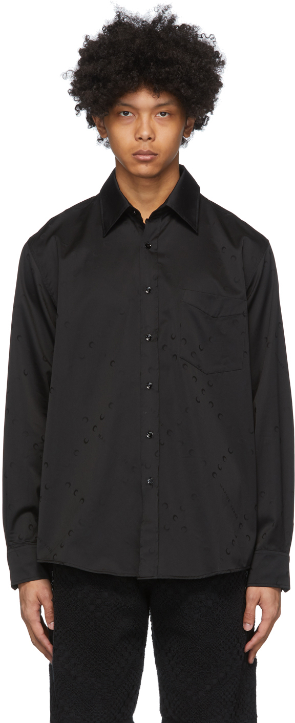 Marine Serre: Black Moon Loose Shirt | SSENSE