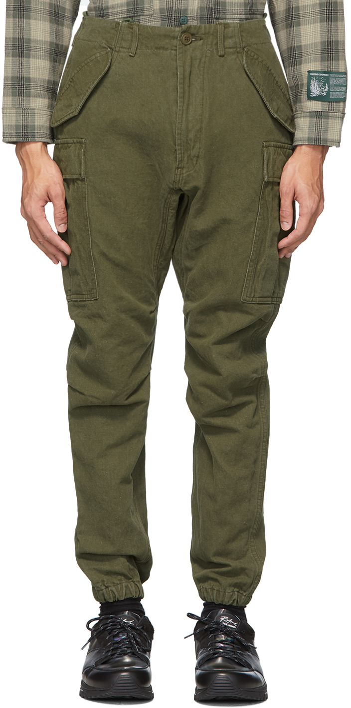 R13: Khaki Military Cargo Pants | SSENSE