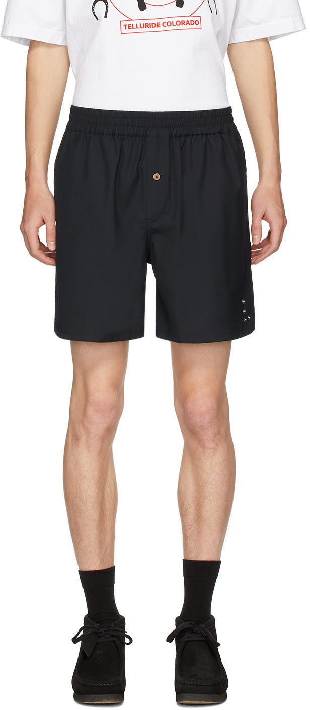 Linder: Black Bennett Shorts | SSENSE