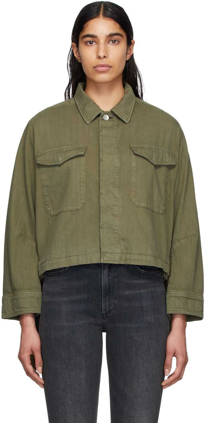 rag and bone green jacket