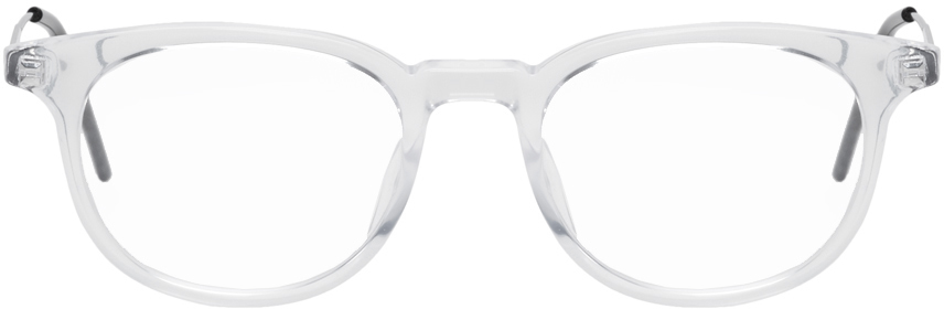 Dior Homme: Transparent BlackTie229 Glasses | SSENSE