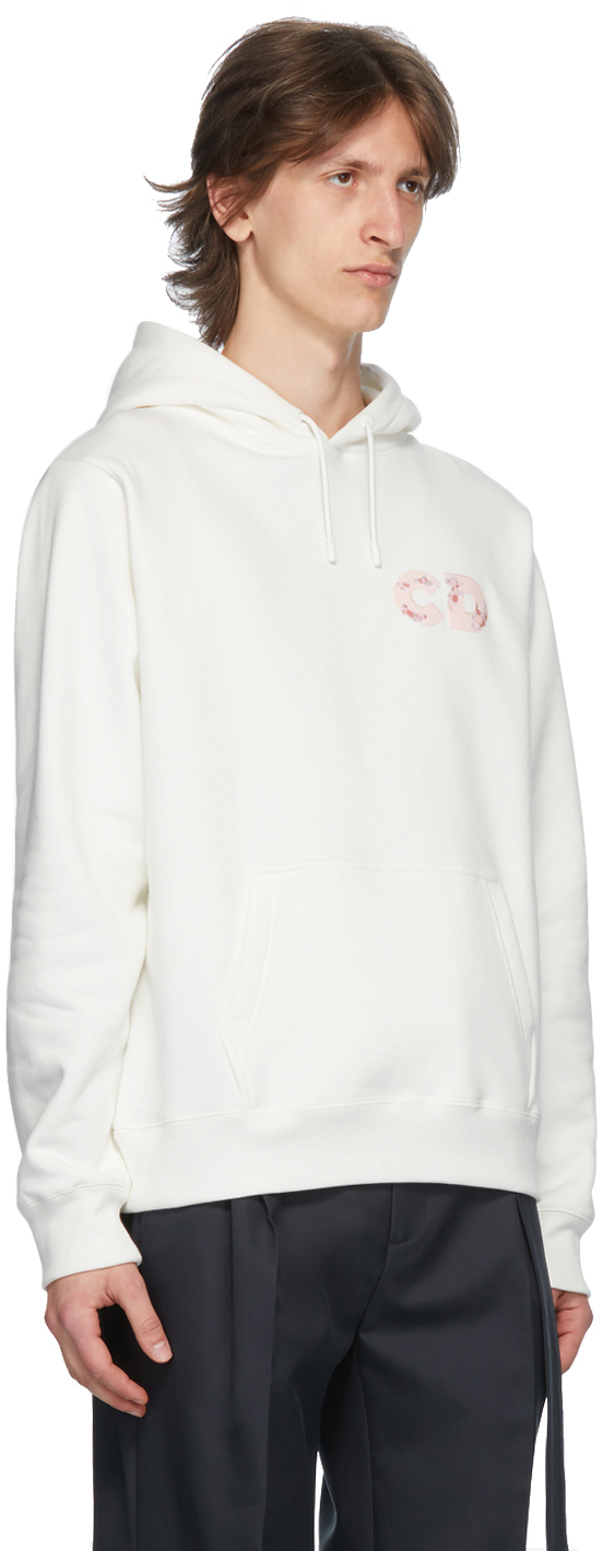 dior white hoodie