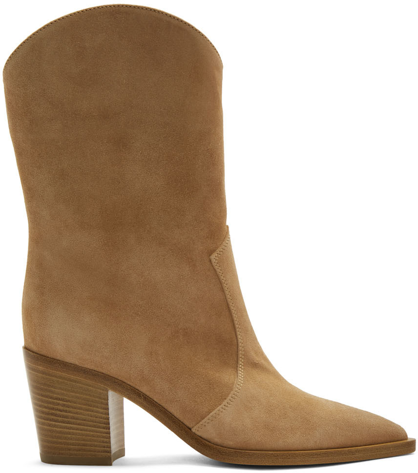 gianvito rossi beige boots