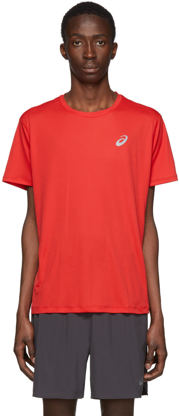 asics t shirt femme gris