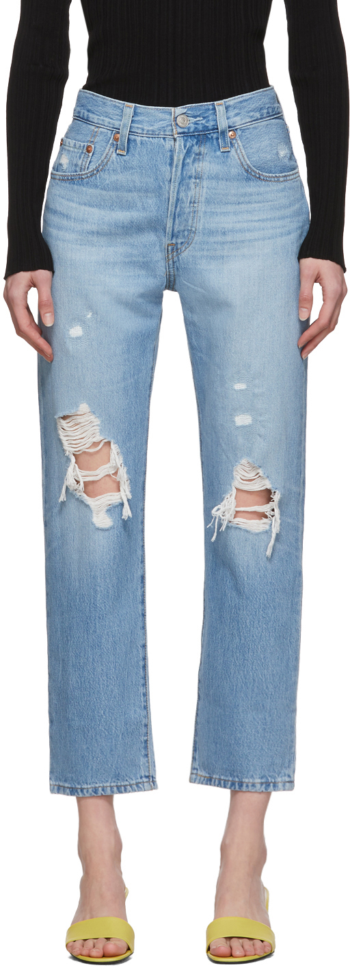 501 original cropped jeans