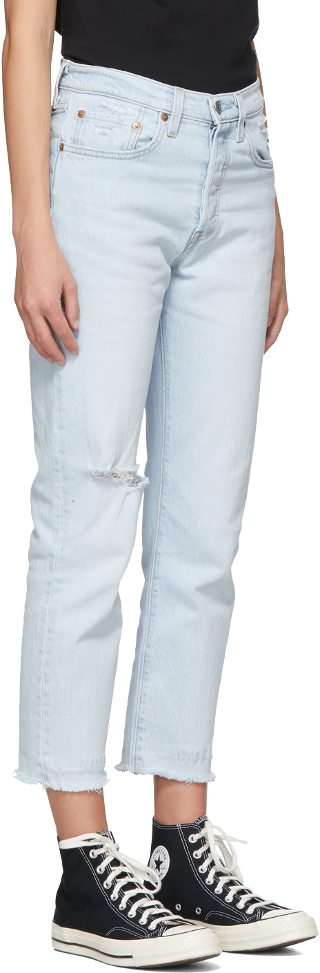 cropped levis jeans