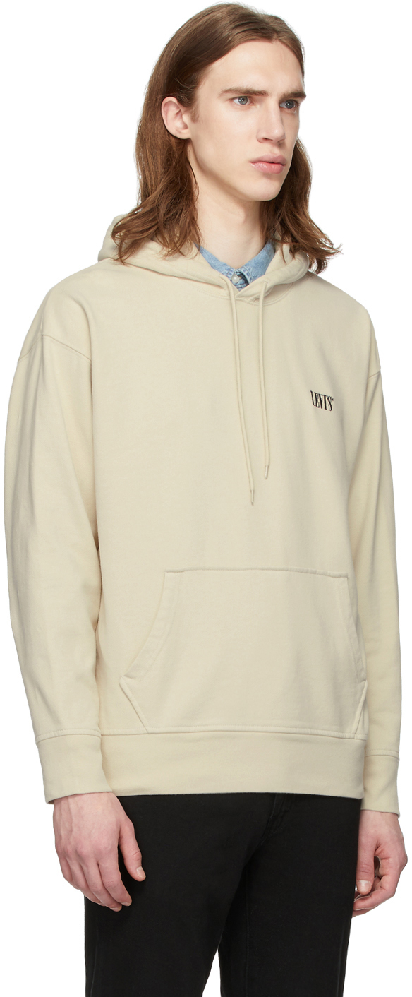 beige pullover hoodie