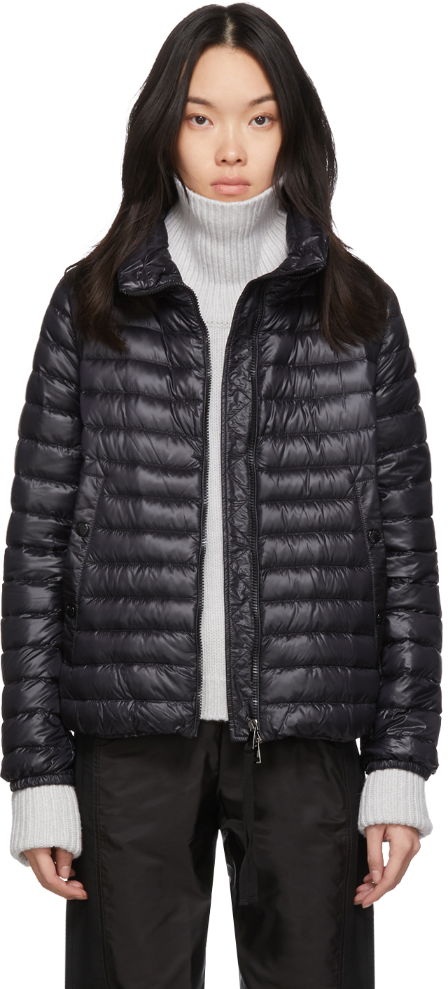 womens moncler coat black