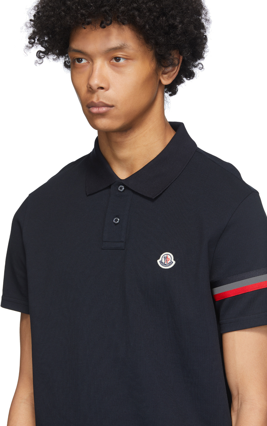 moncler navy polo