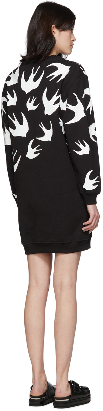 alexander mcqueen swallow sweater dress