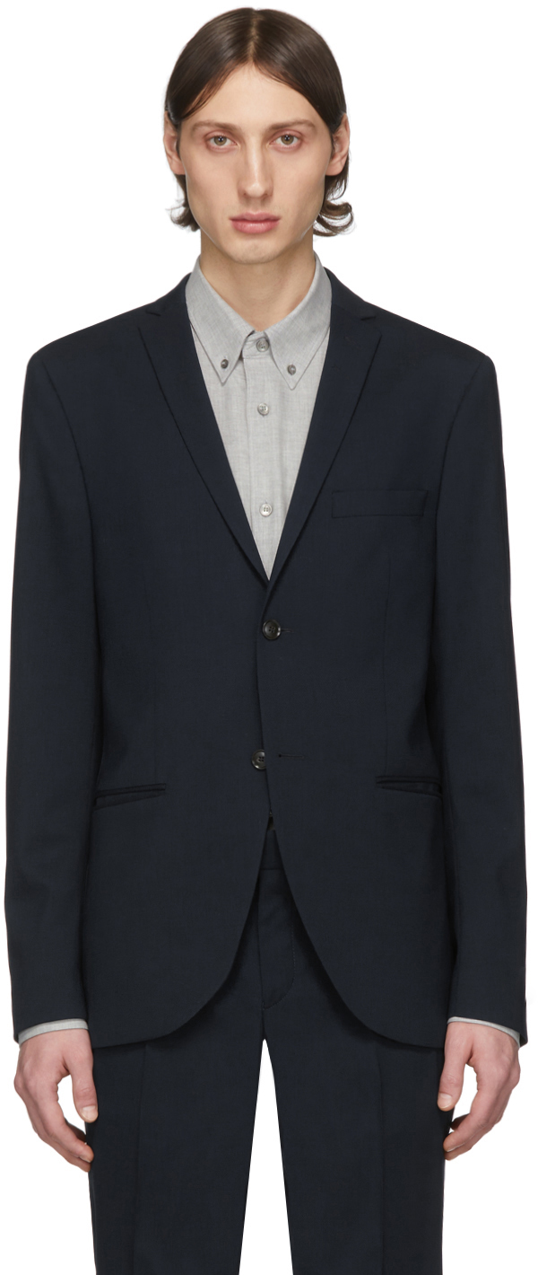 Tiger of Sweden: Navy Wool Jile Blazer | SSENSE