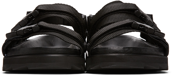 black jordan sandals