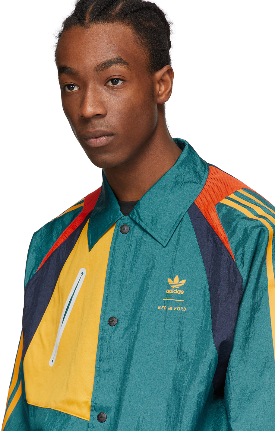 adidas green yellow jacket