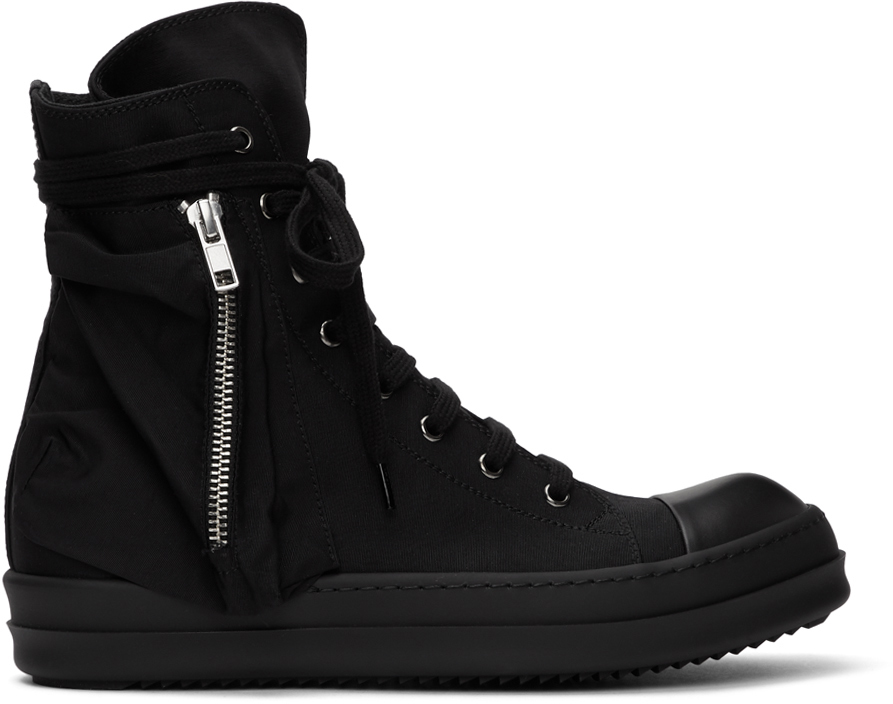 Rick Owens DRKSHDW: Black Bauhaus Sneakers | SSENSE