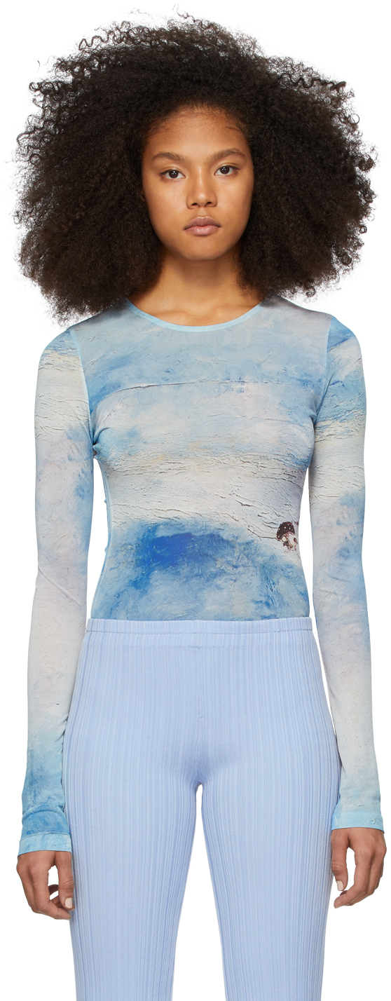 acne studios blue shirt