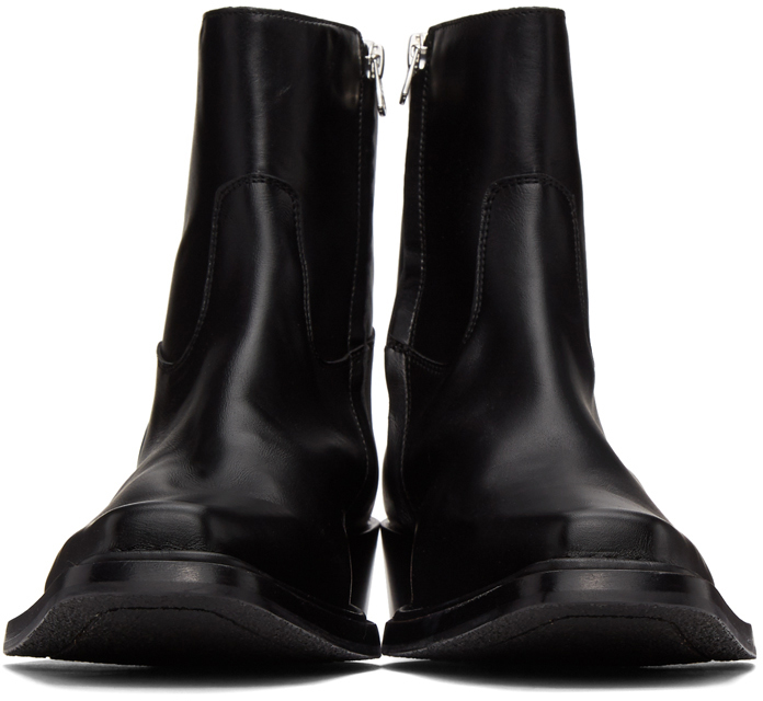 acne square toe boots