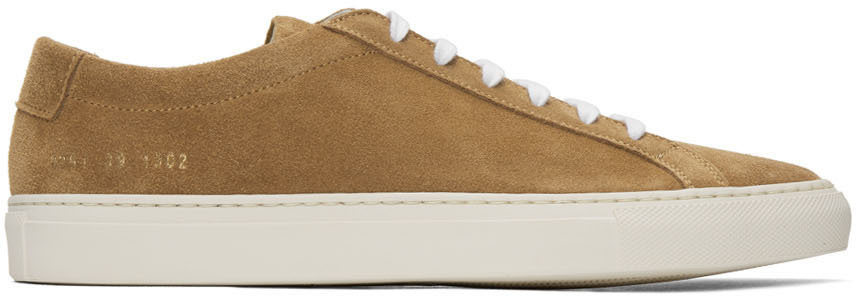common projects tan suede