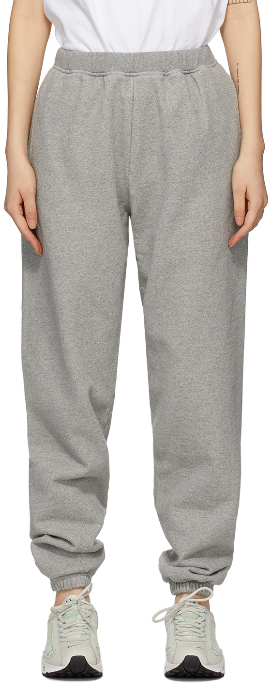 Aries: Grey Temple Logo Lounge Pants | SSENSE