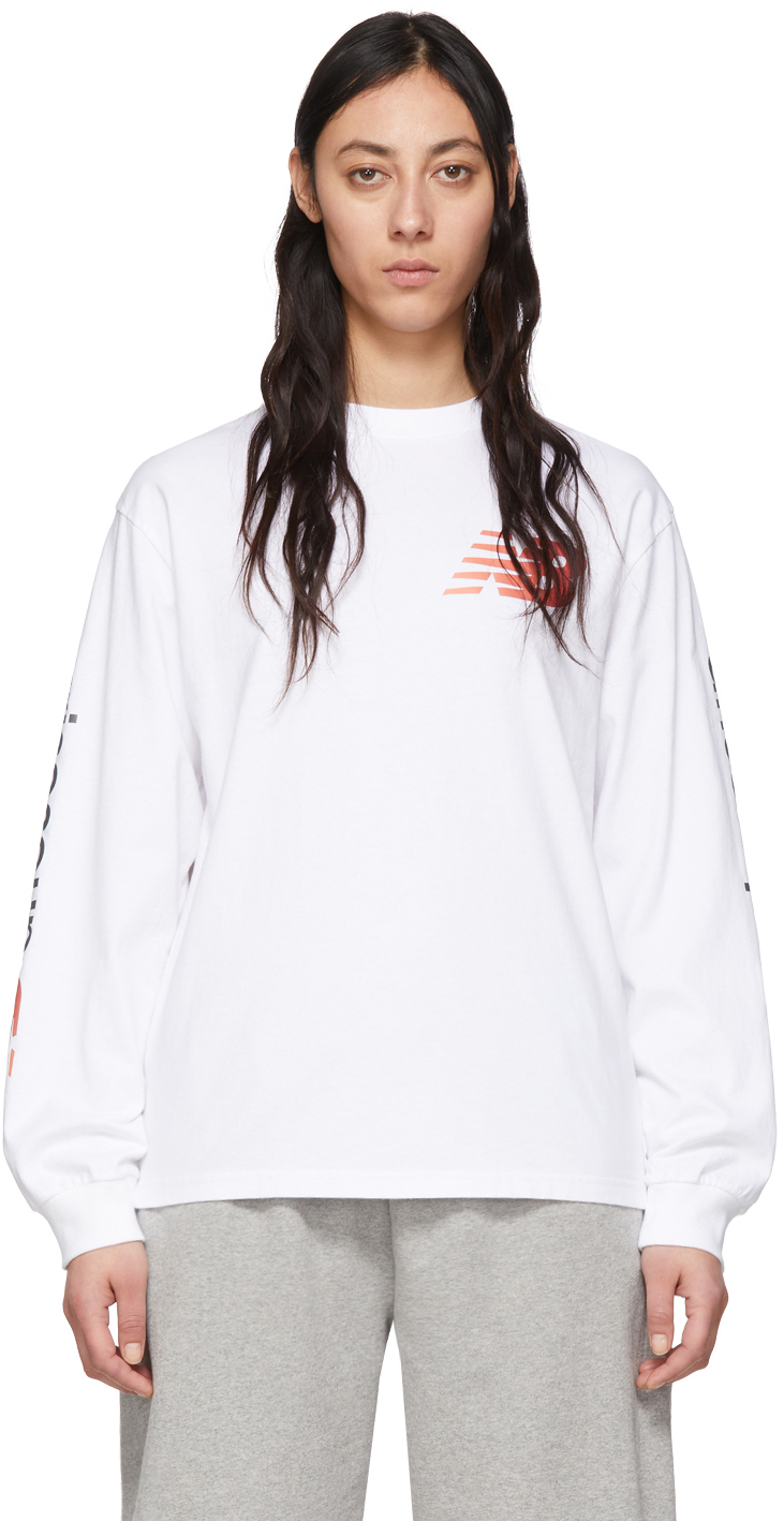 new balance white t shirt