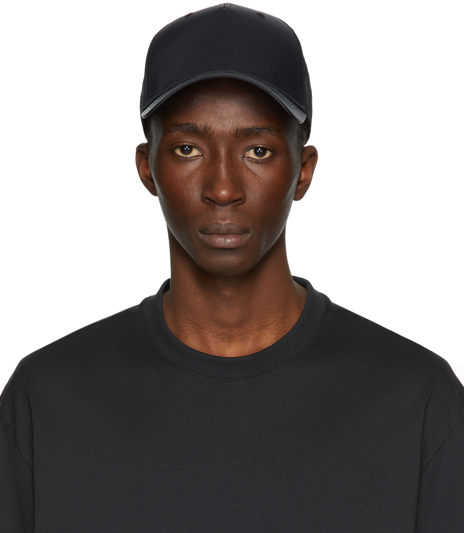 Y-3: Black Dad Cap | SSENSE UK