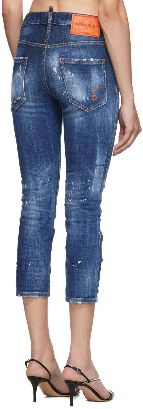 dsquared cool girl cropped jeans