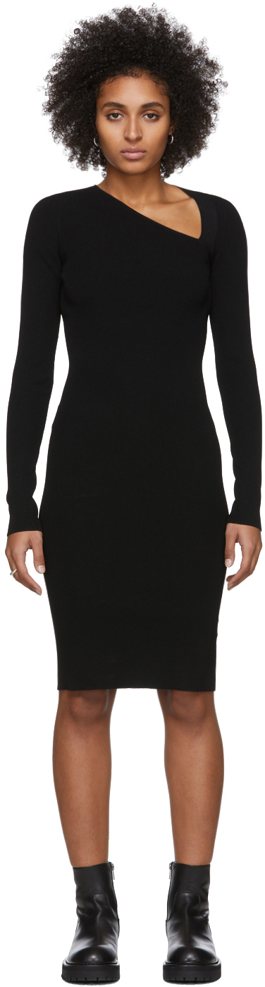 helmut lang black dress