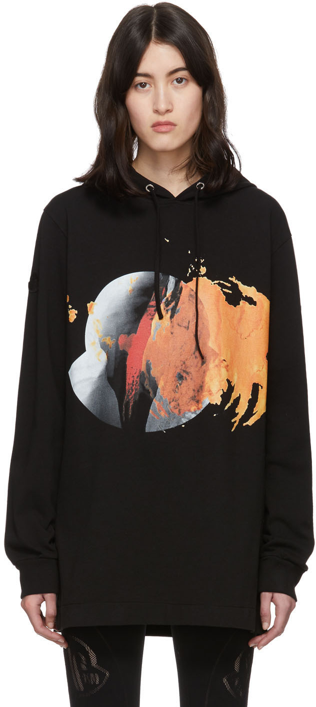 black graphic sweatshirt