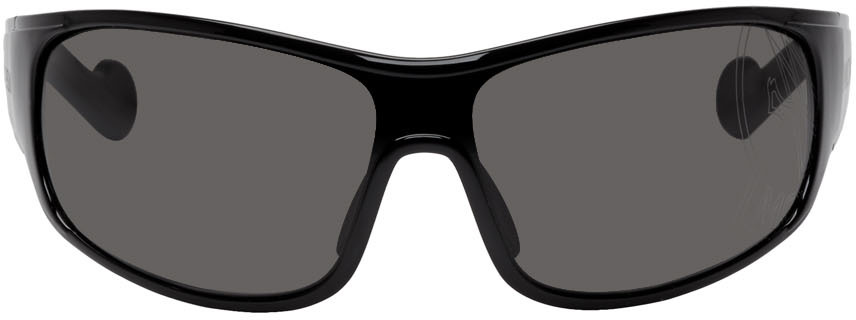 Moncler Genius: 6 Moncler 1017 ALYX 9SM Black Wrap Around Sunglasses ...