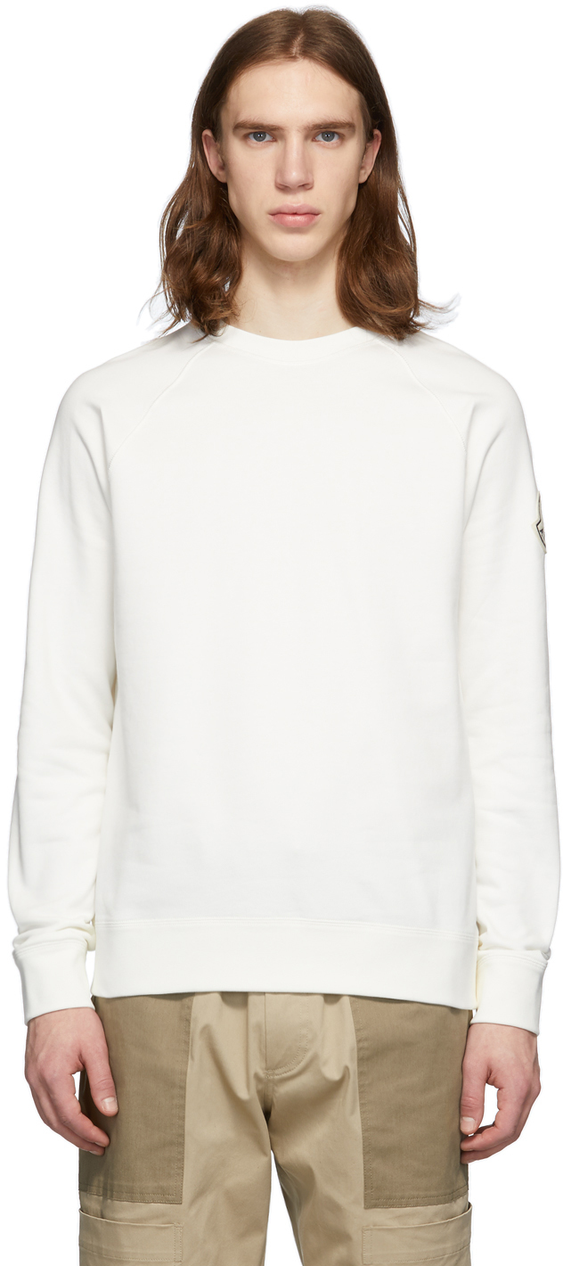 moncler off white sweatshirt