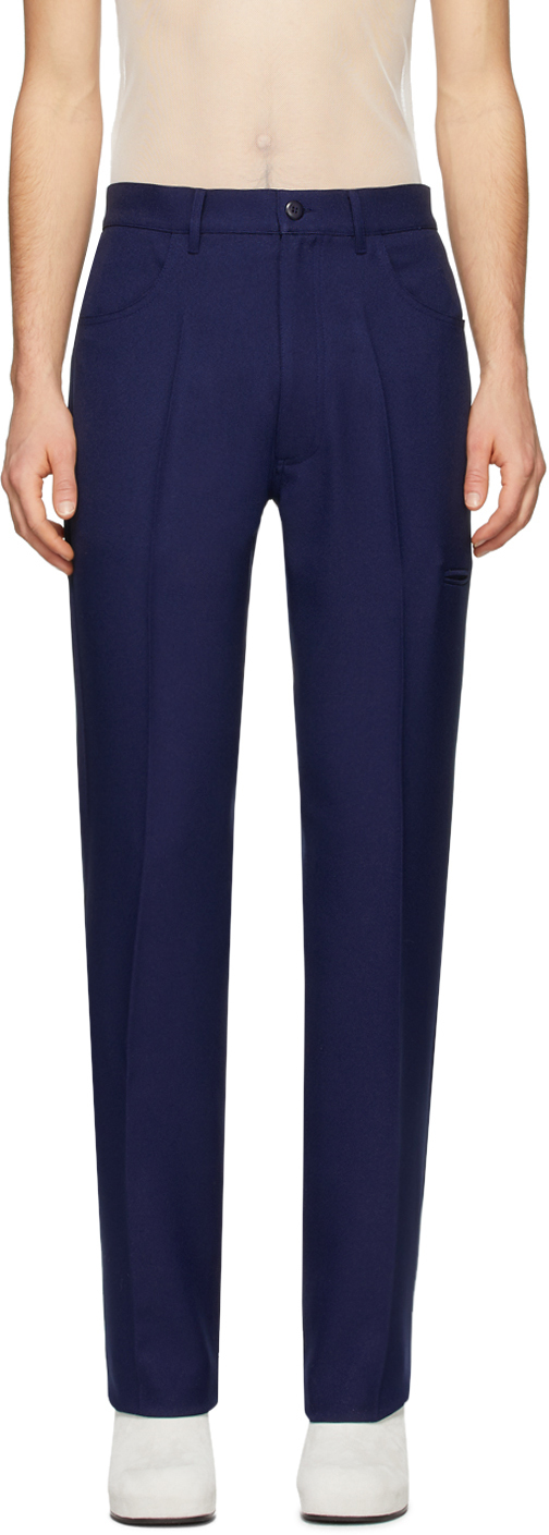 random identities white high rise pants