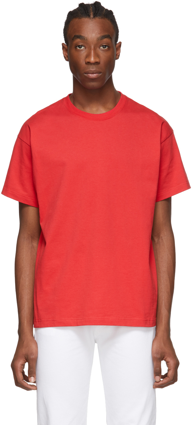 Random Identities: Red Mosquito Logo T-Shirt | SSENSE