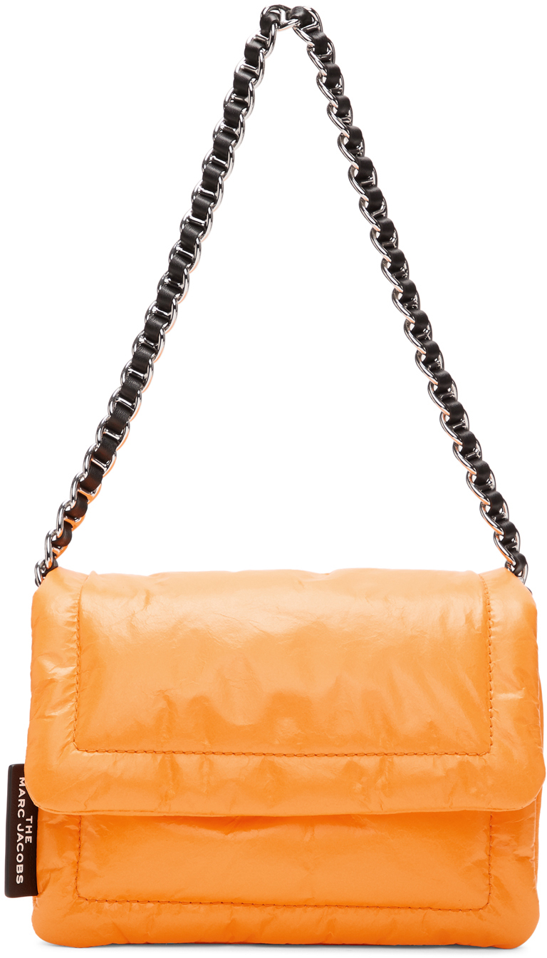 Marc Jacobs Orange 'The Mini Pillow' Bag SSENSE